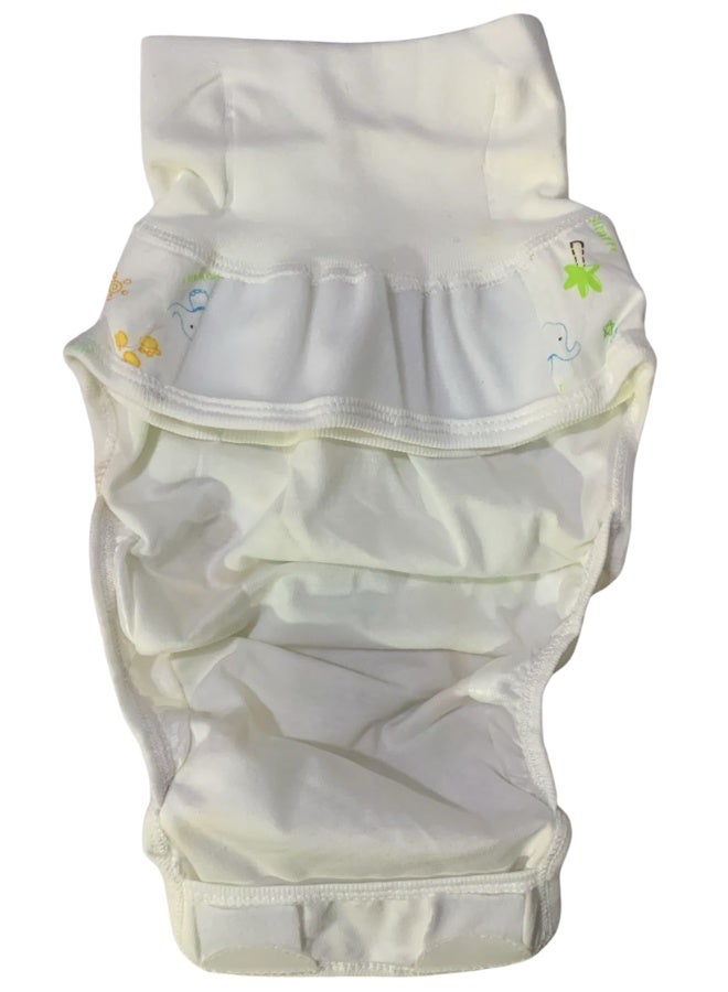 High Waisted Baby Diaper Pants Made from 100% Ecological Cotton – Foldable Infant Training Diaper for Umbilical Cord and Navel Protection – Suitable for Newborns and Babies from 1 to 6 Months (3–9 kg) – Leak Proof and Breathable Triple Layer Design with Built-in TPU Waterproof Layer – Ultra Soft and Lightweight Baby Diaper Pants - Image 3